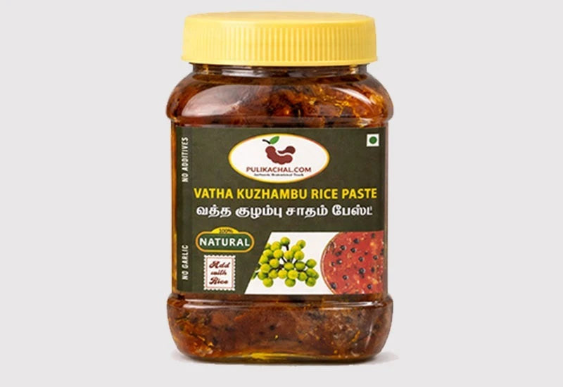 Pulikachal's Vatha Kuzhambu Rice Paste